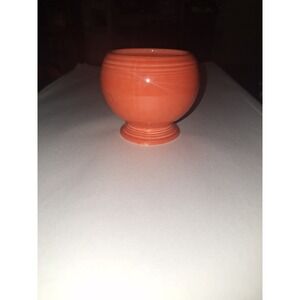 Vintage Fiestaware Red/Orange Replacement Bottom Maralade Mustard Jar (No Lid)
